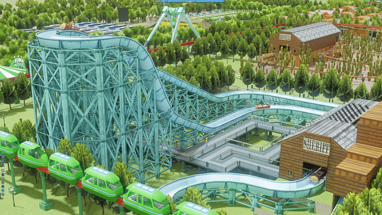 《過山車大亨3》RTX Remix路徑追蹤Mod分享