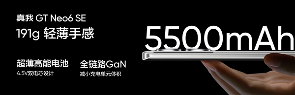 全球首發6000尼特無雙屏！真我GT Neo6 SE發布：1699元起
