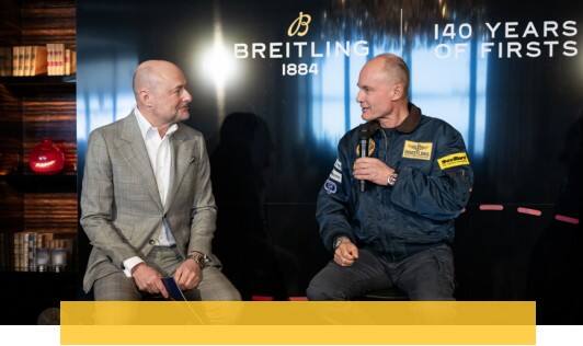 百年靈宣布與伯特蘭?皮卡德(Bertrand Piccard)的開創性綠氫動力飛機探險項目“氣候動力號(Climate Impulse)”合作,攜手邁向更加可持續的未來