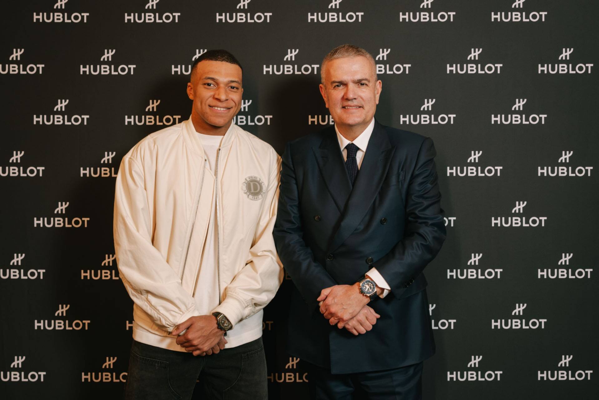 宇舶表品牌大使基利安·姆巴佩（Kylian Mbappé）出席2024日內瓦“鐘表與奇跡”高級鐘表展