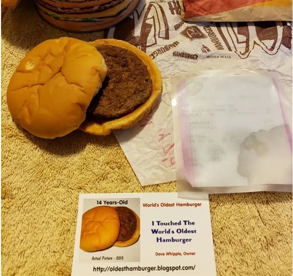 1995年的麥當勞漢堡至今不腐!這是吃了什么防腐劑?