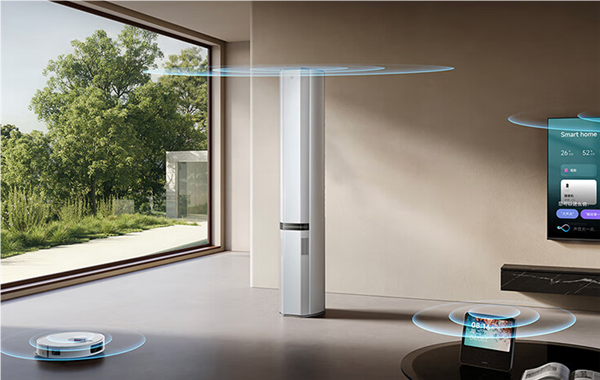 7999元 米家空調新風Pro雙出風立式3匹冰晶白上市:四分區獨立控風