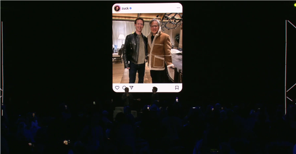 黃仁勛與扎克伯格首次公開對話:兩人互送皮夾克