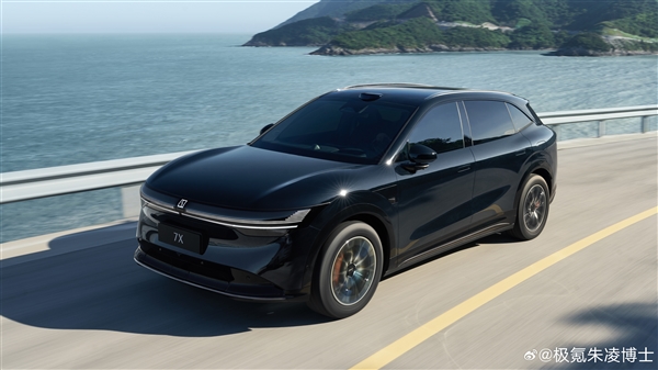 品牌首款800V純電SUV 極氪7X新官圖發布：黑武士超驚艷