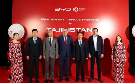 比亞迪正式進軍塔吉克斯坦市場！現已遍布全球95個國家和地區