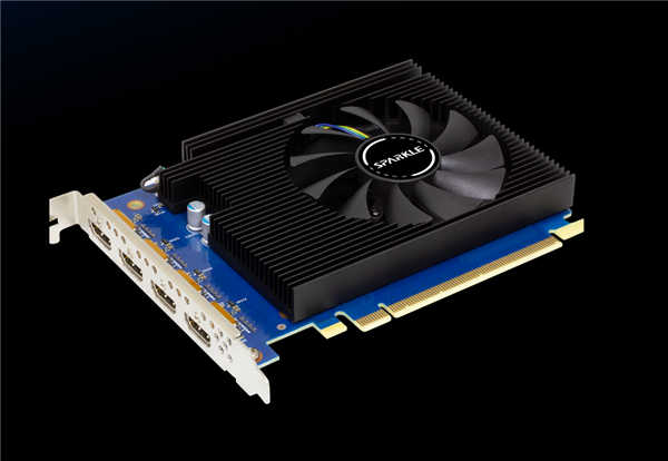 撼與發布新款Intel銳炫A310亮機小卡：一字排開四個HDMI