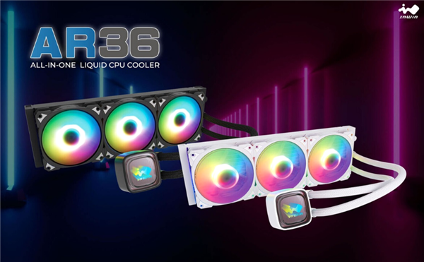 迎廣推出全新AR36 AIO水冷：無限鏡設計、配Neptune ARGB靜音風扇