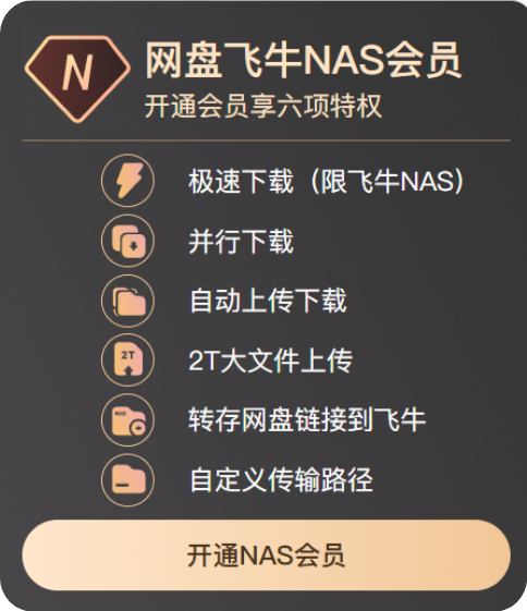 百度網盤上線國產NAS系統飛牛私有云：一年會員僅79元