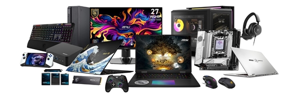 微星COMPUTEX 2025大秀肌肉!AI PC、QD-OLED顯示器全線新品火力全開